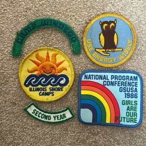 Vintage Girl Scout Patches 70’s 80’s